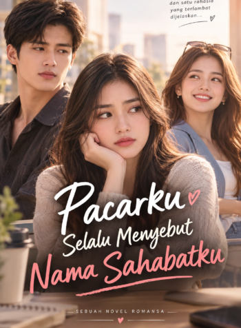 Pacarku Selalu Menyebut Nama Sahabatku – Cover Novel Romansa