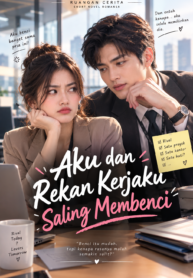 Aku dan Rekan Kerjaku Saling Membenci – Cover Novel Romansa
